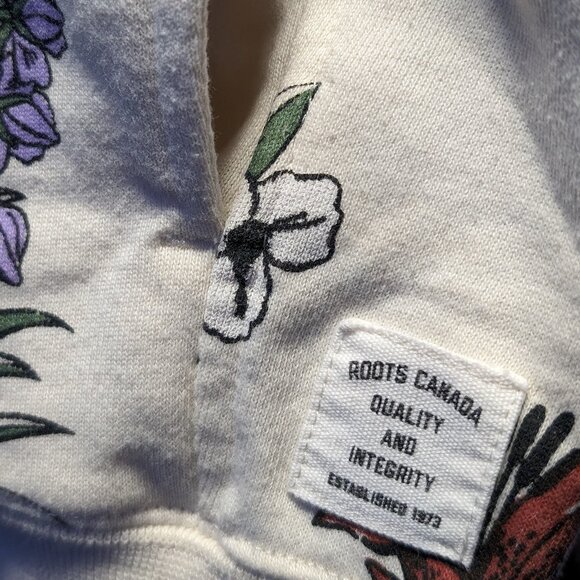 Roots Kids Floral Zip-up Hoodie, Children's Small - Ages 5-6 Years - Picture 4 of 7